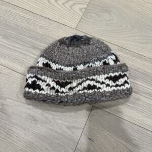 Beanie Hand Knit Wool Winter Hat Warm Basic